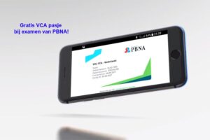 VCA card on your mobile phone